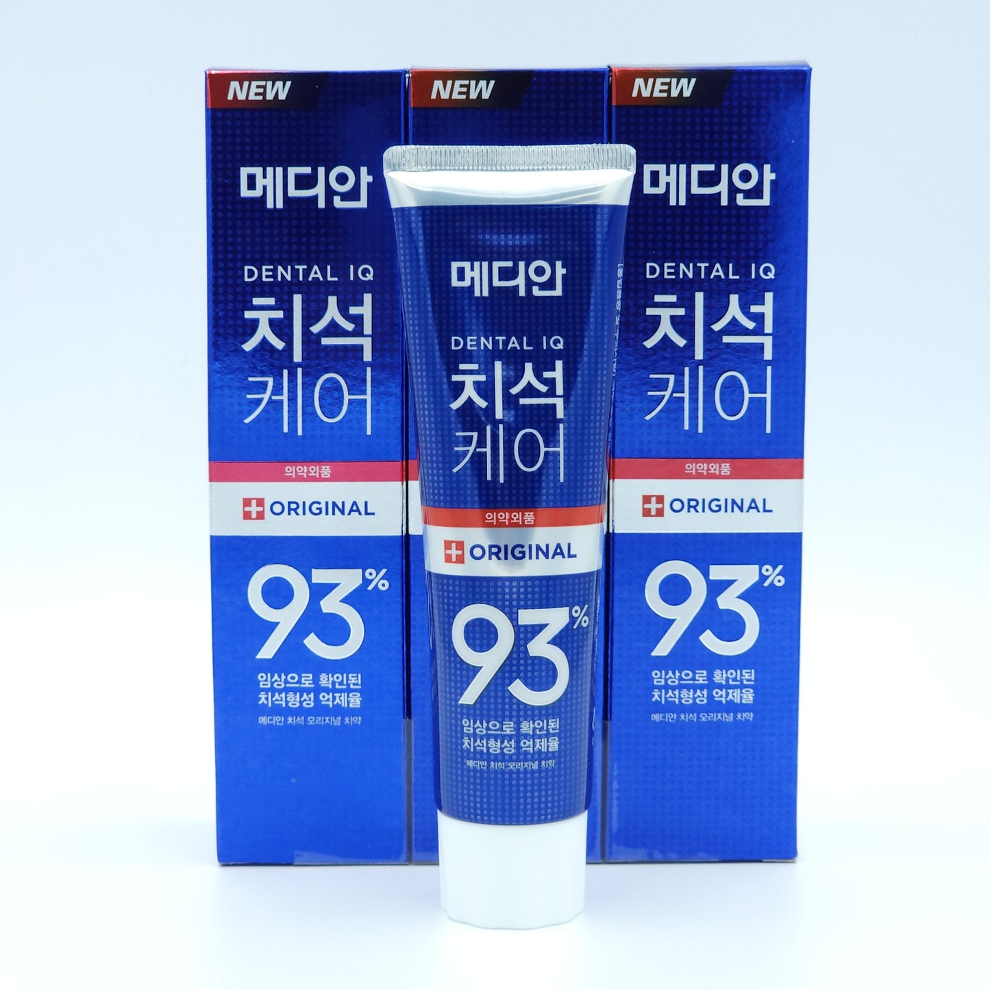 MEDIAN Dental IQ 93% Toothpaste 120g x 3ea 4 Type White Green Blue Red K-Beauty