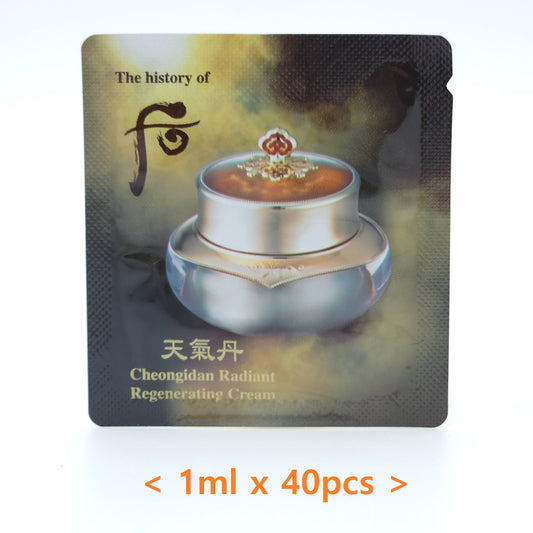 The history of Whoo Cheongidan Radiant Regenerating Eye Cream 1ml x 40pcs