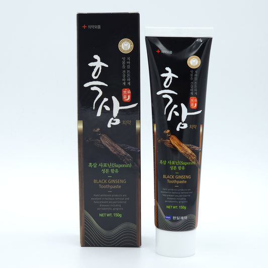 HANIL Korean Black Ginseng Toothpaste 150g x 2ea Herbal Mint Oral Care