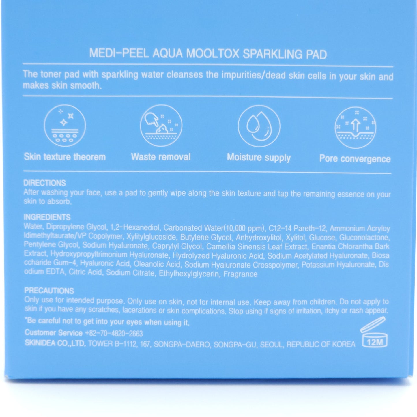 MEDI PEEL Aqua Mooltox Sparkling Pad 70 Pads