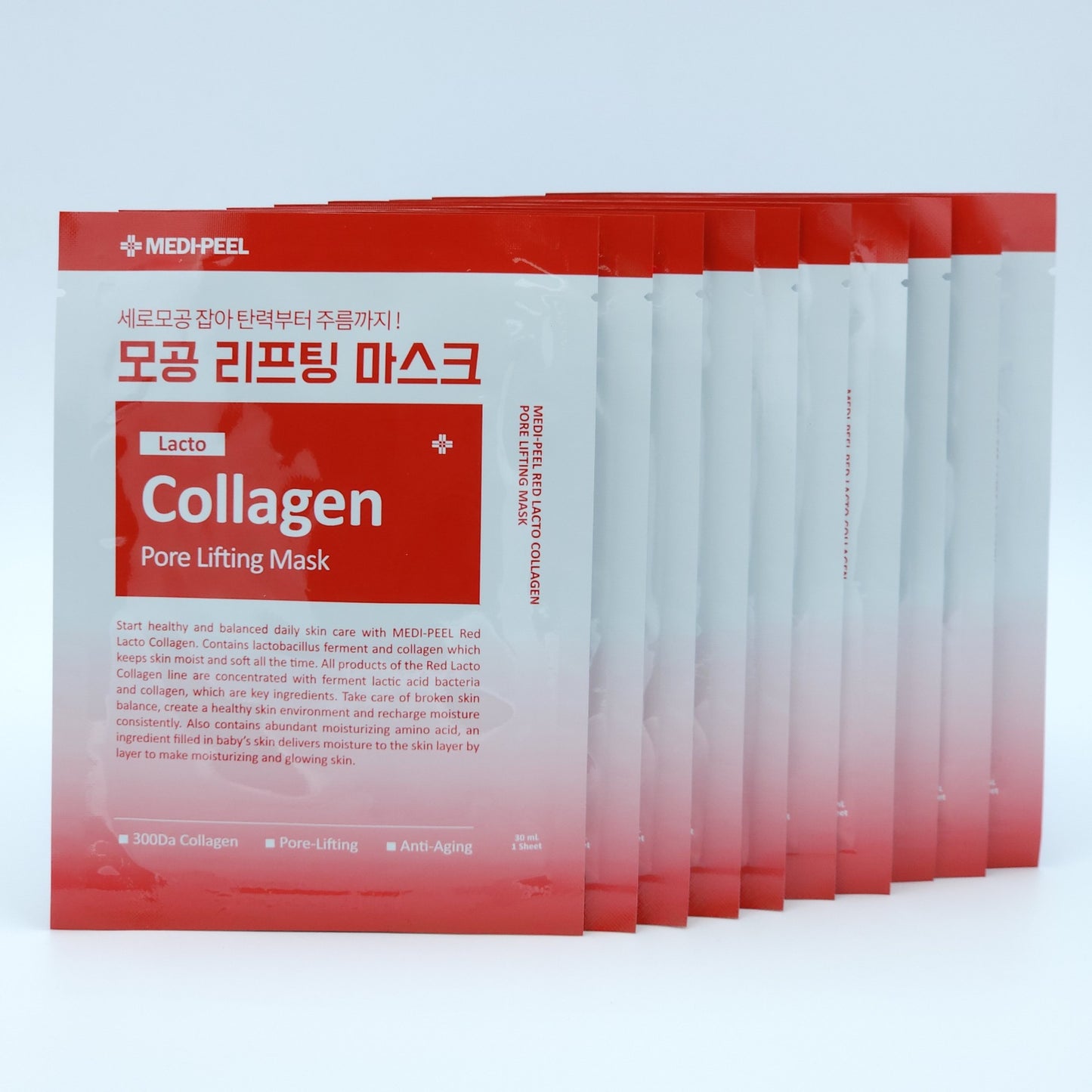 MEDI-PEEL Red Lacto Collagen Pore Lifting Mask 30ml - Image 2