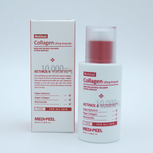 MEDI-PEEL Retinol Collagen Lifting Ampoule 50ml Vegan Retinol Firming