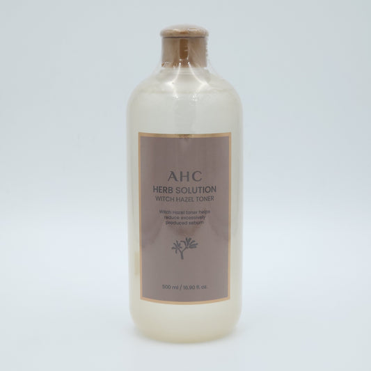 AHC Herb Solution Witch Hazel Toner 500ml Sebum Hydrating Pore