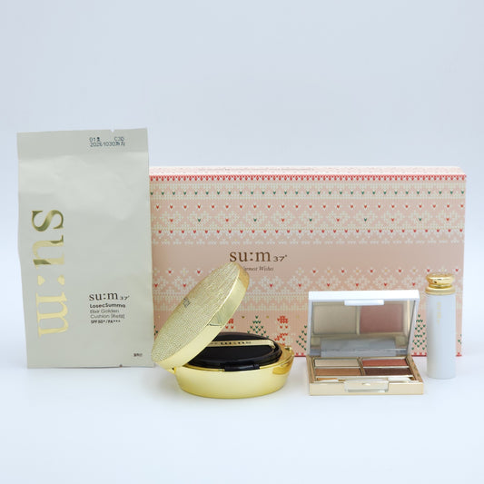 SU:M37 LosecSumma Elixir Golden Cushion No.01 Light Beige Special Set SPF50+ PA+++