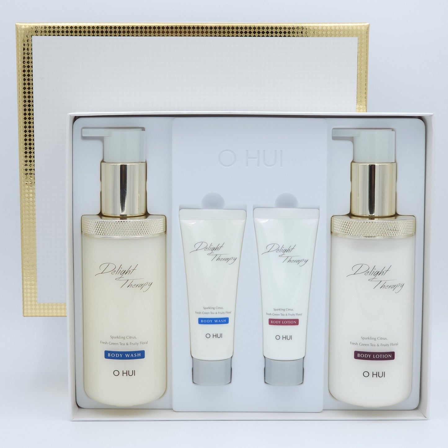 O HUI Delight Therapy Body Care Special Set 4 Items Body Wash Lotion