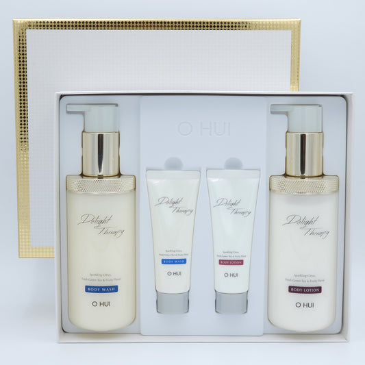 O HUI Delight Therapy Body Care Special Set 4 Items Body Wash Lotion