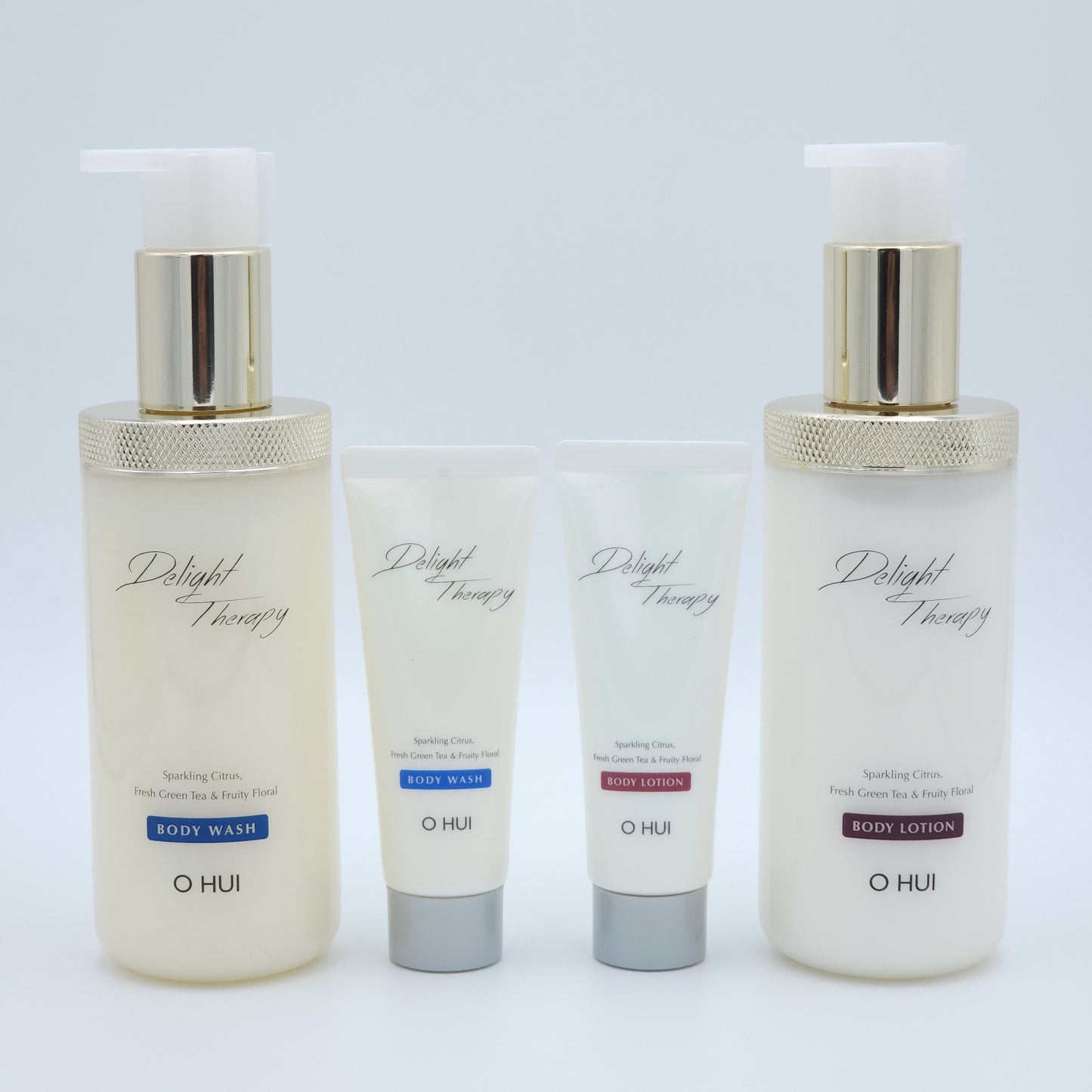 O HUI Delight Therapy Body Care Special Set 4 Items Body Wash Lotion