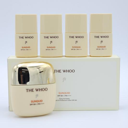 The history of Whoo Gongjinhyang Sunquid UV Protective Lotion Special Set 5 Item