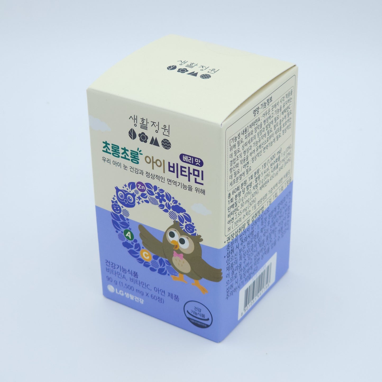 LG Life Garden Chorong Chorong Eye Vitamin 1500mg x 60 tablet K-Beauty