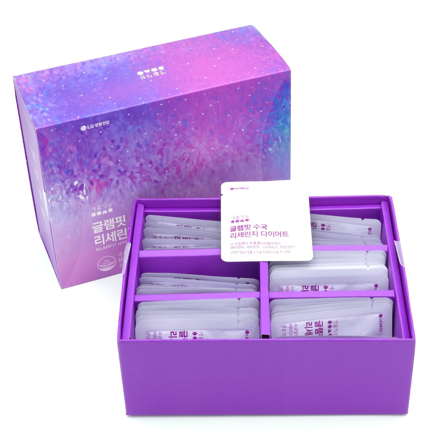 LG Vital Garden Glamfit Hydrangea Reseringe Diet 42pack Health Food K-Beauty
