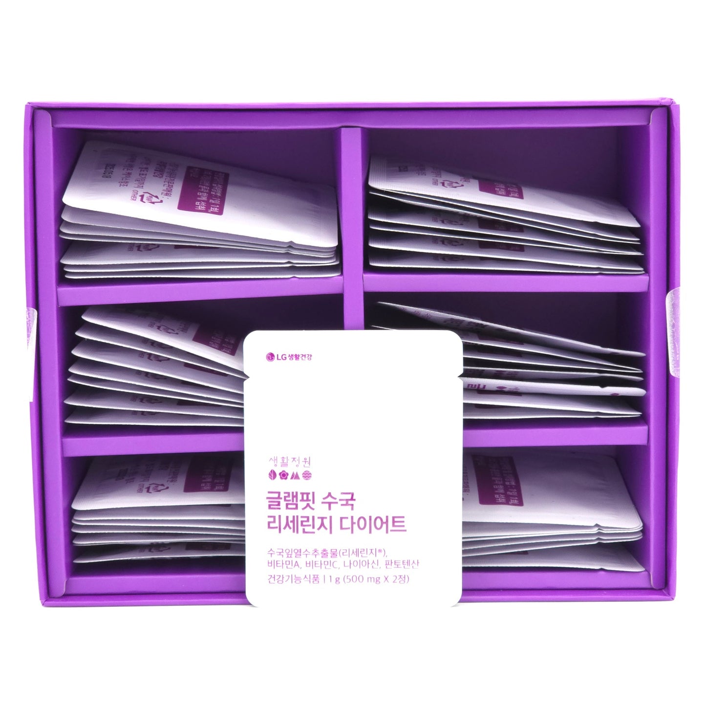 LG Vital Garden Glamfit Hydrangea Reseringe Diet 42pack Health Food K-Beauty