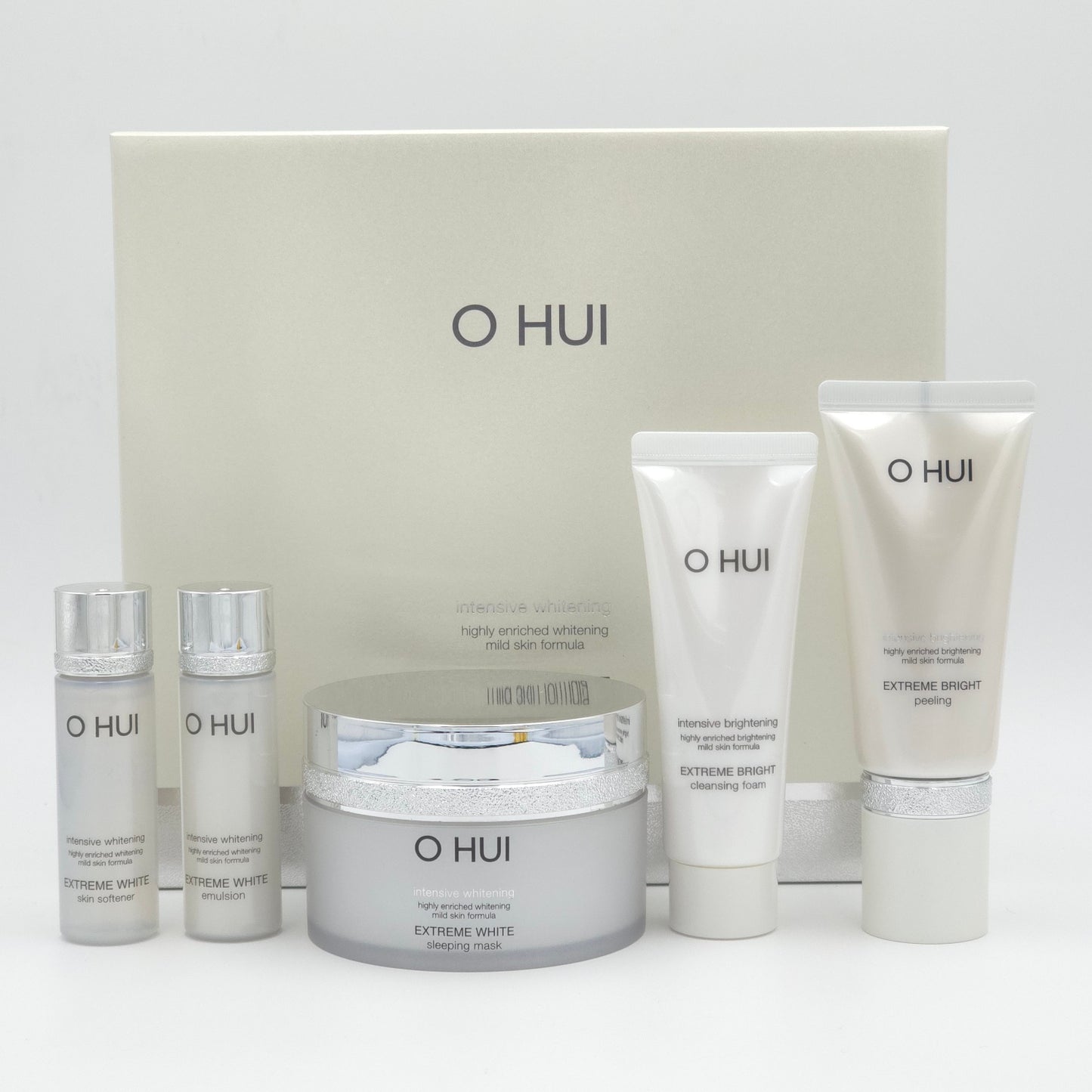 O HUI Extreme White Sleeping Mask Special Set 5 Items Whitening Cream