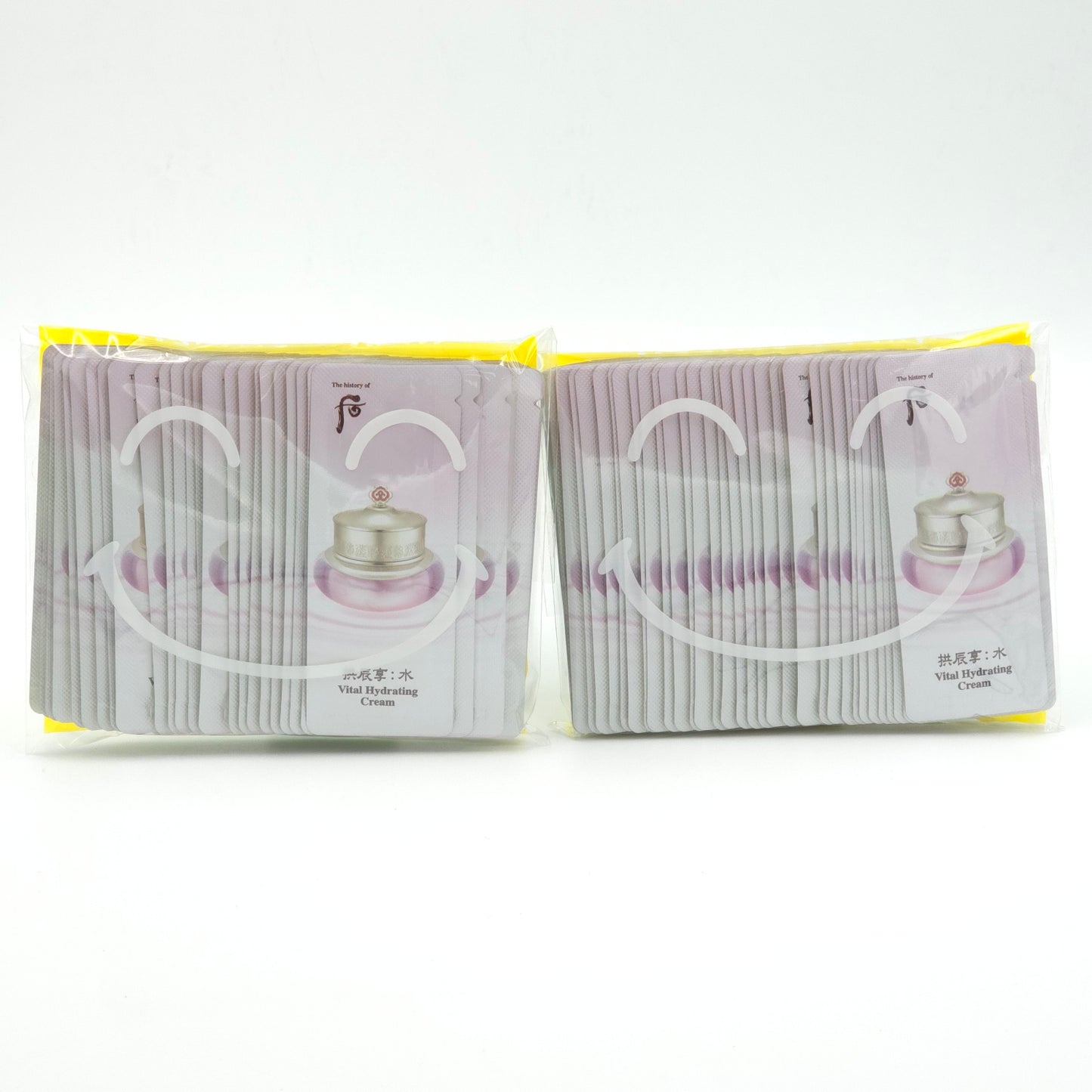 The history of Whoo Gongjinhyang Soo Vital Hydrating Cream 1ml x 80pcs