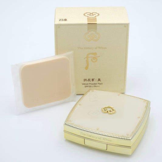 The history of Whoo Gongjinhyang Mi Velvet Powder Pact SPF35 PA++