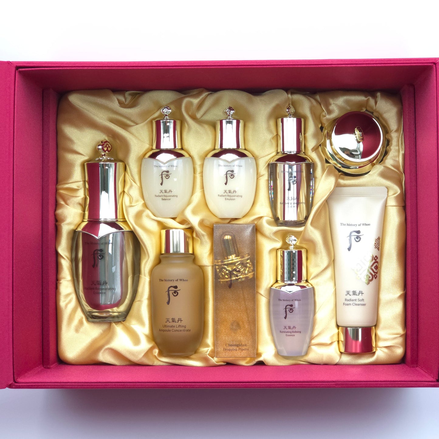 The history of Whoo Cheongidan 6pcs Special Set Luxury Anti-Aging Skincare Set