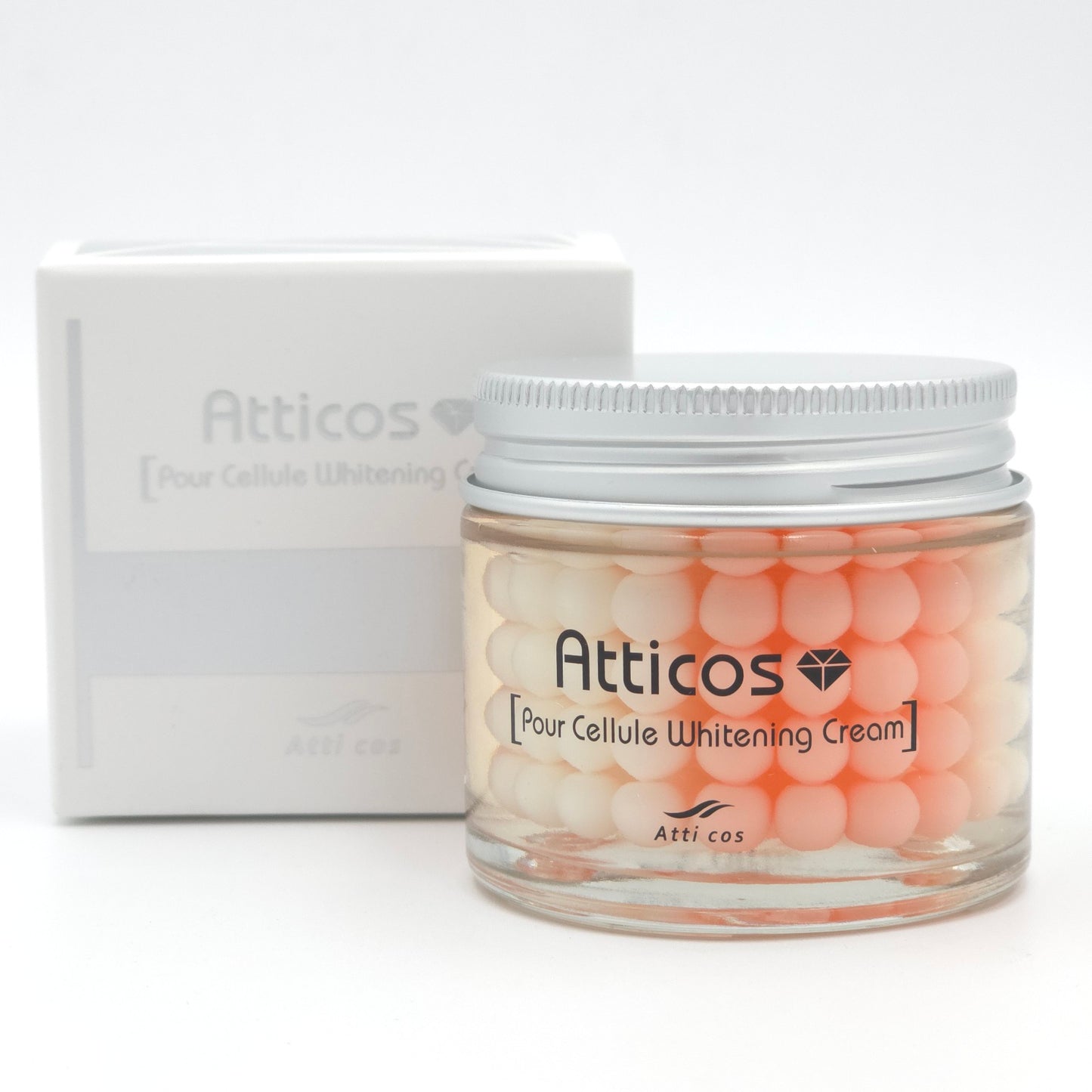 Atticos Pore Cellule Whitening Cream 70g Hydrating Glow Moisturizing Gel Texture K-Beauty