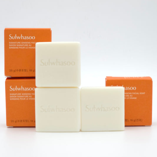 Sulwhasoo Signature Ginseng Facial Soap 25g x 3ea
