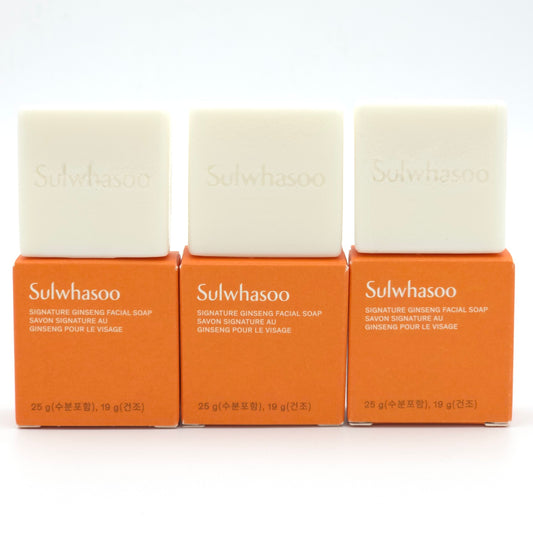 Sulwhasoo Signature Ginseng Facial Soap 25g x 3ea