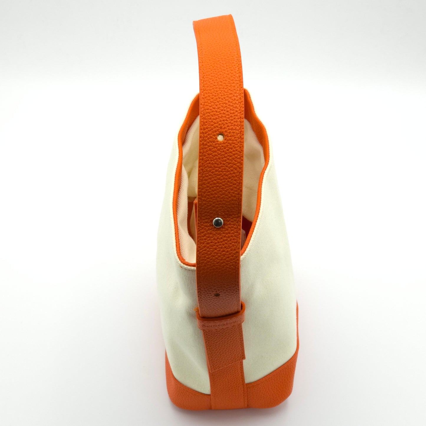 Sulwhasoo Bucket Bag Canvas Mini Handbag Ivory Orange Drawstring Bag