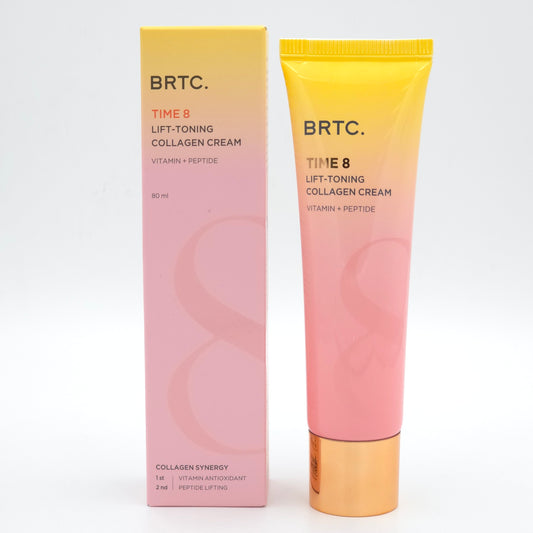 BRTC Time 8 Lift-Toning Collagen Cream 80ml Vitamin + Peptide Moisturizing Cream