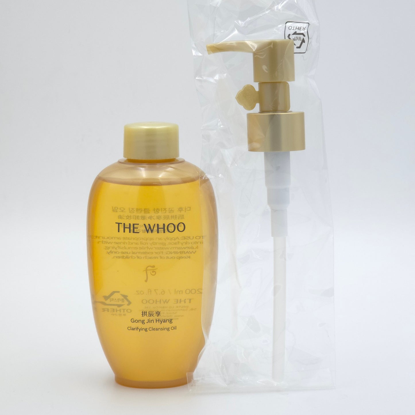 THE WHOO Gong Jin Hyang Clarifying Cleansing Oil 200ml Mild Moisture K-Beauty