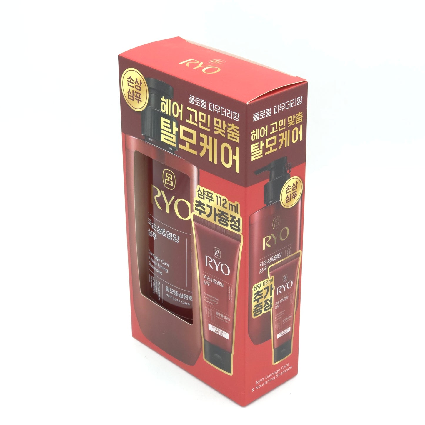 RYO Damage Care & Nourishing Shampoo Set 480ml + 112ml Hair Loss Care
