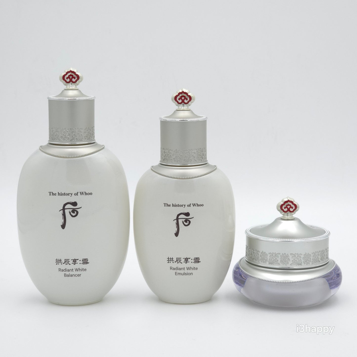 The history of Whoo Gongjinhyang Seol Radiant White 3pcs Special Set 8 Items