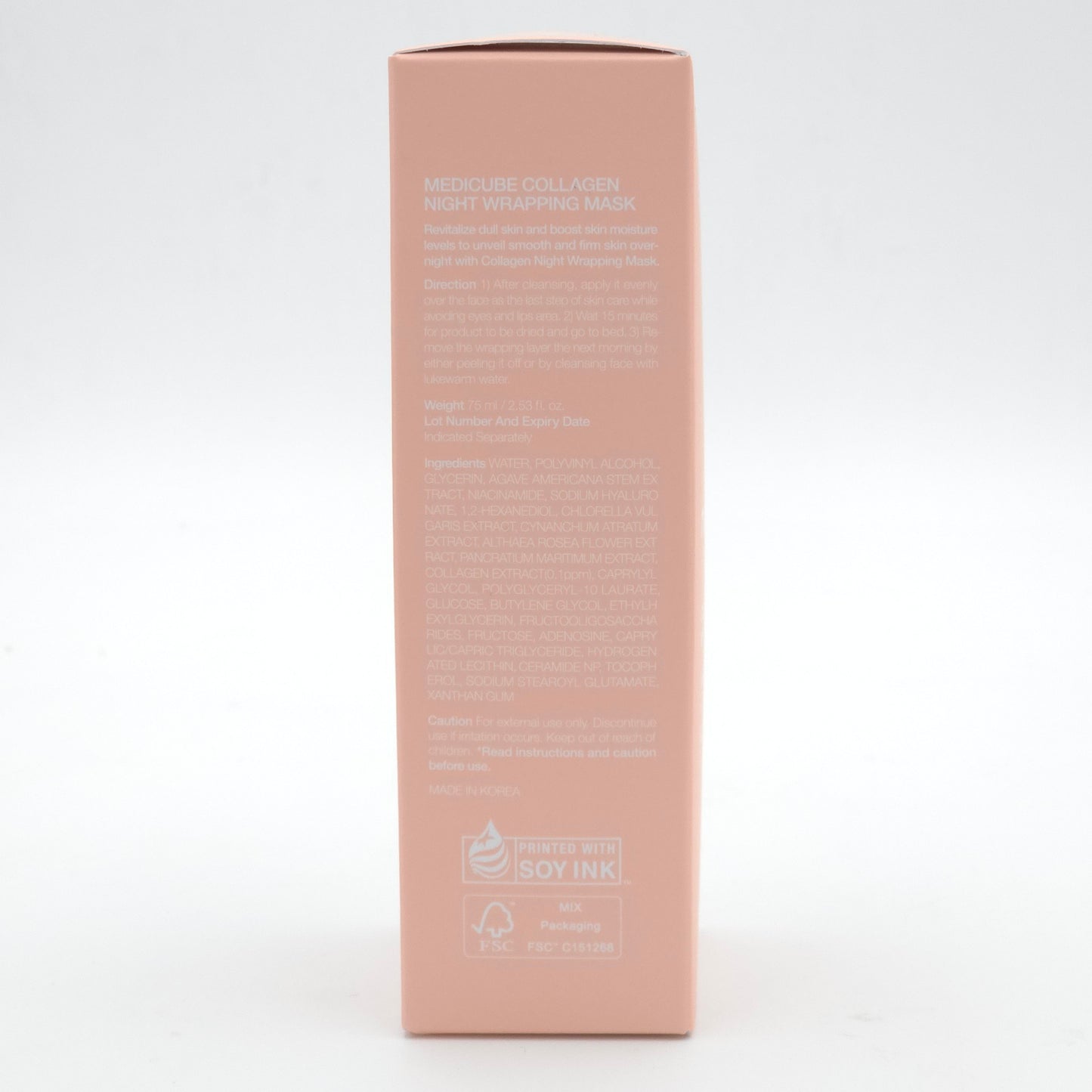 Medicube Collagen Night Wrapping Mask 75ml Elasticity Hydration