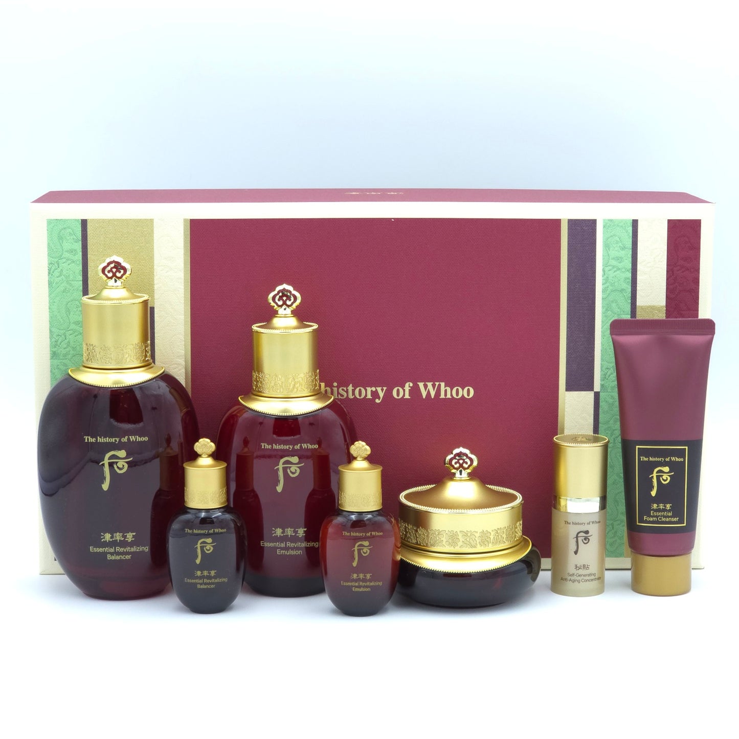 The history of Whoo Jinyulhyang Special 3pcs Set 7 Items Anti Aging Skincare