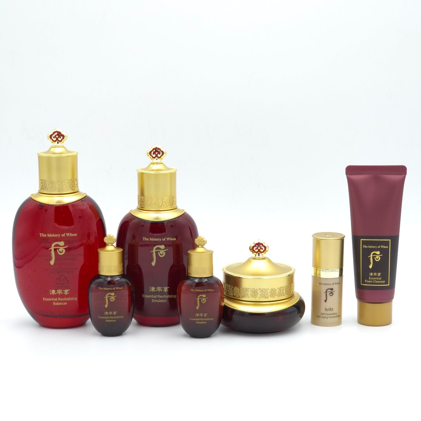 The history of Whoo Jinyulhyang Special 3pcs Set 7 Items Anti Aging Skincare