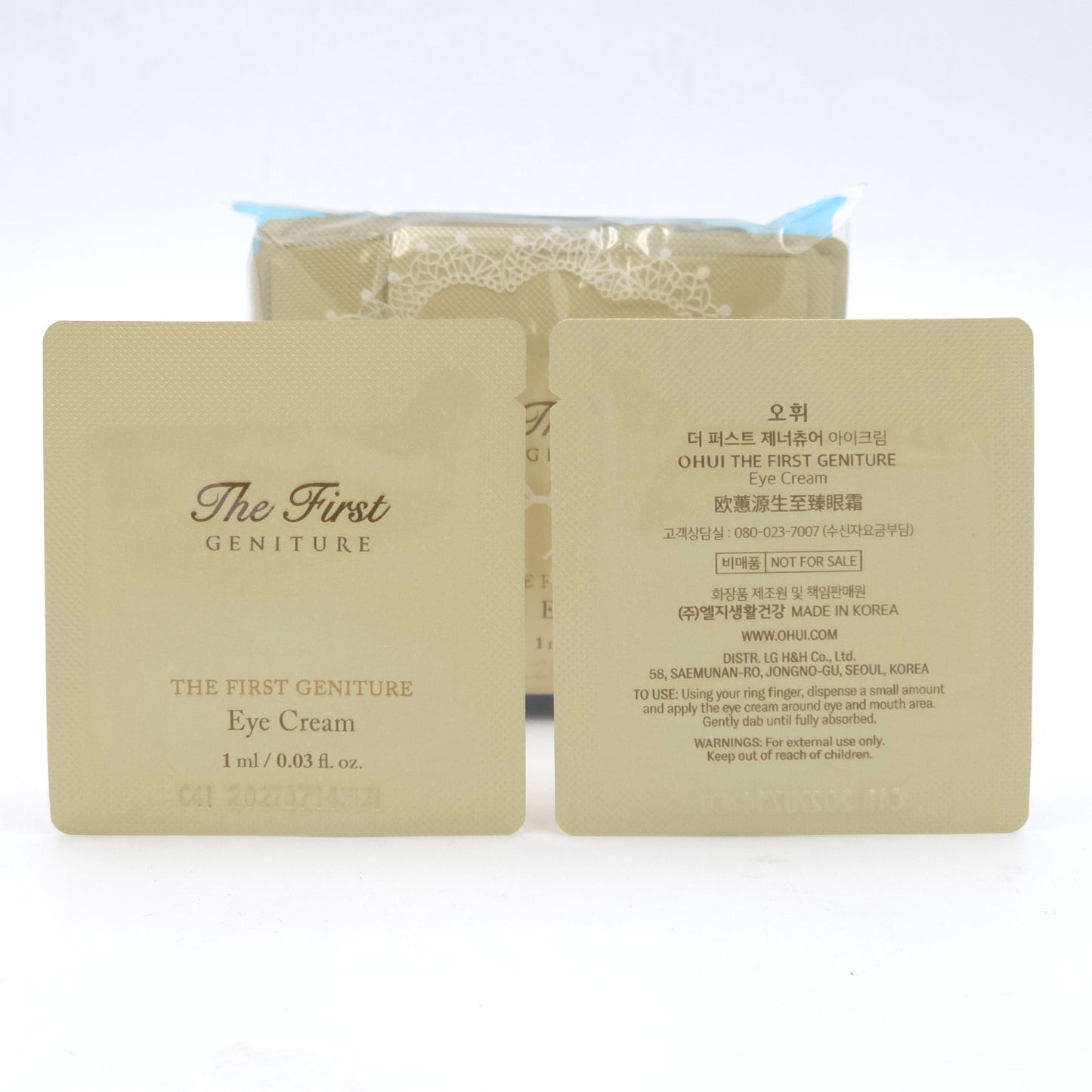 O HUI The First Geniture Eye Cream 1ml x 50pcs Sample Pouch