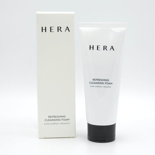 HERA Refreshing Cleansing Foam 160g AHA Deep Cleansing Hydrating Face Wash