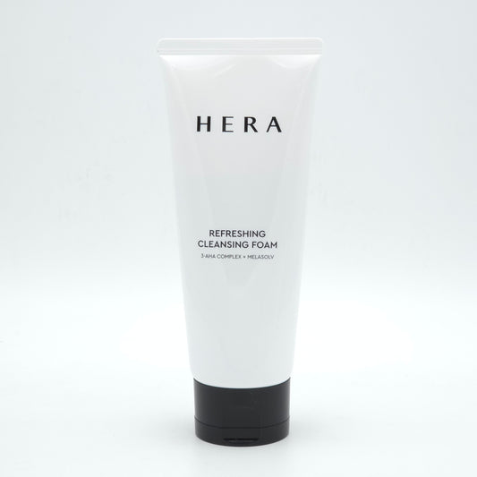 HERA Refreshing Cleansing Foam 160g AHA Deep Cleansing Hydrating Face Wash