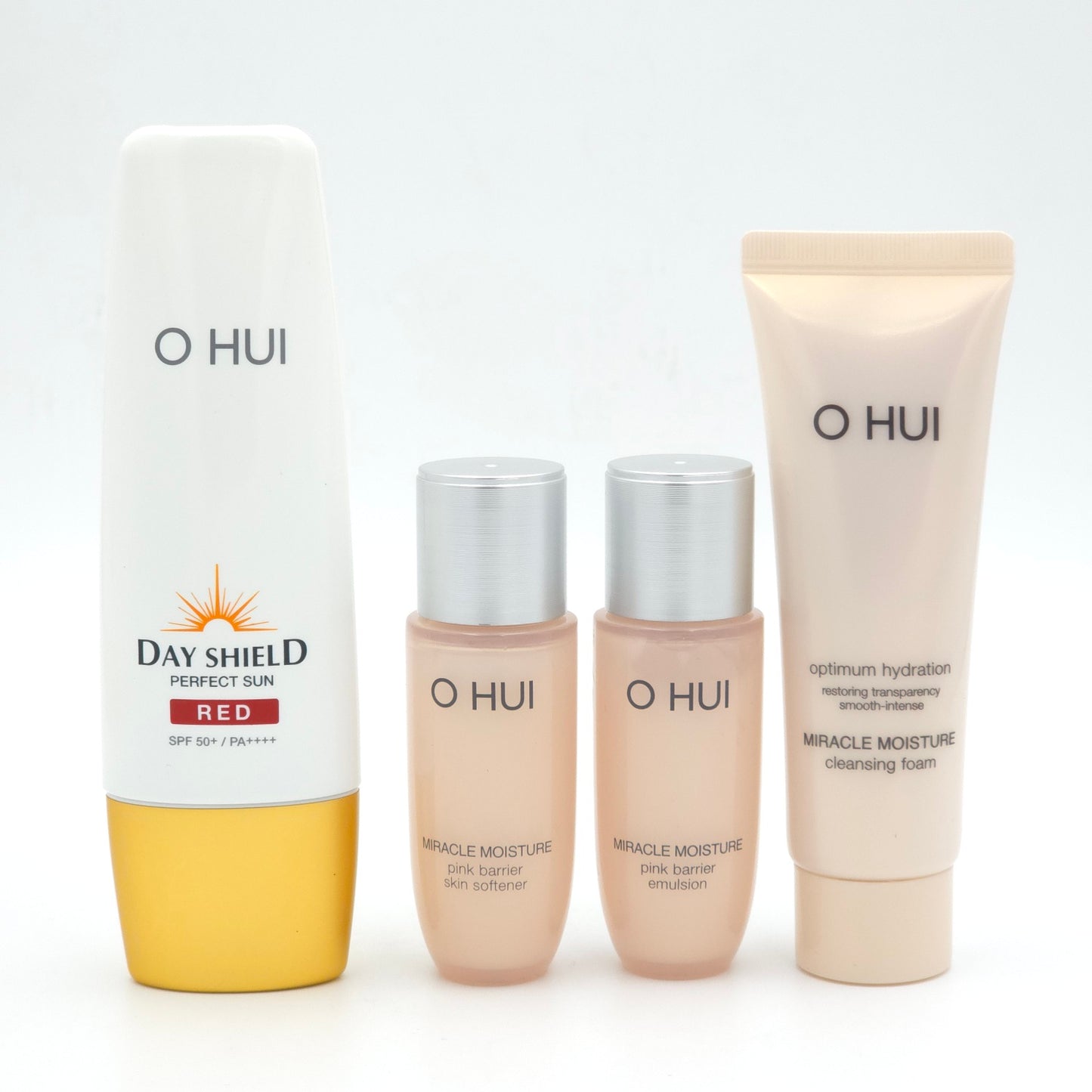 O HUI Day Shield Perfect Sun Red Special Set SPF50+ PA++++ Green Base