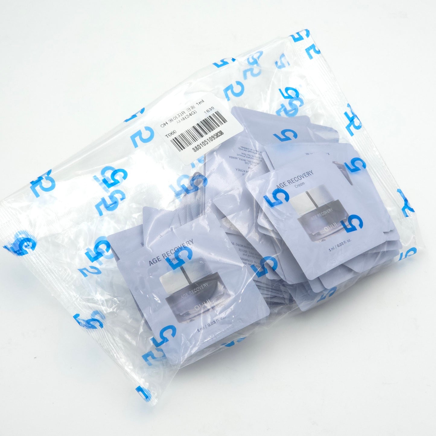 Share O HUI Age Recovery Cream 1ml x 60pcs Anti Wrinkle Firming Elastic K-Beauty