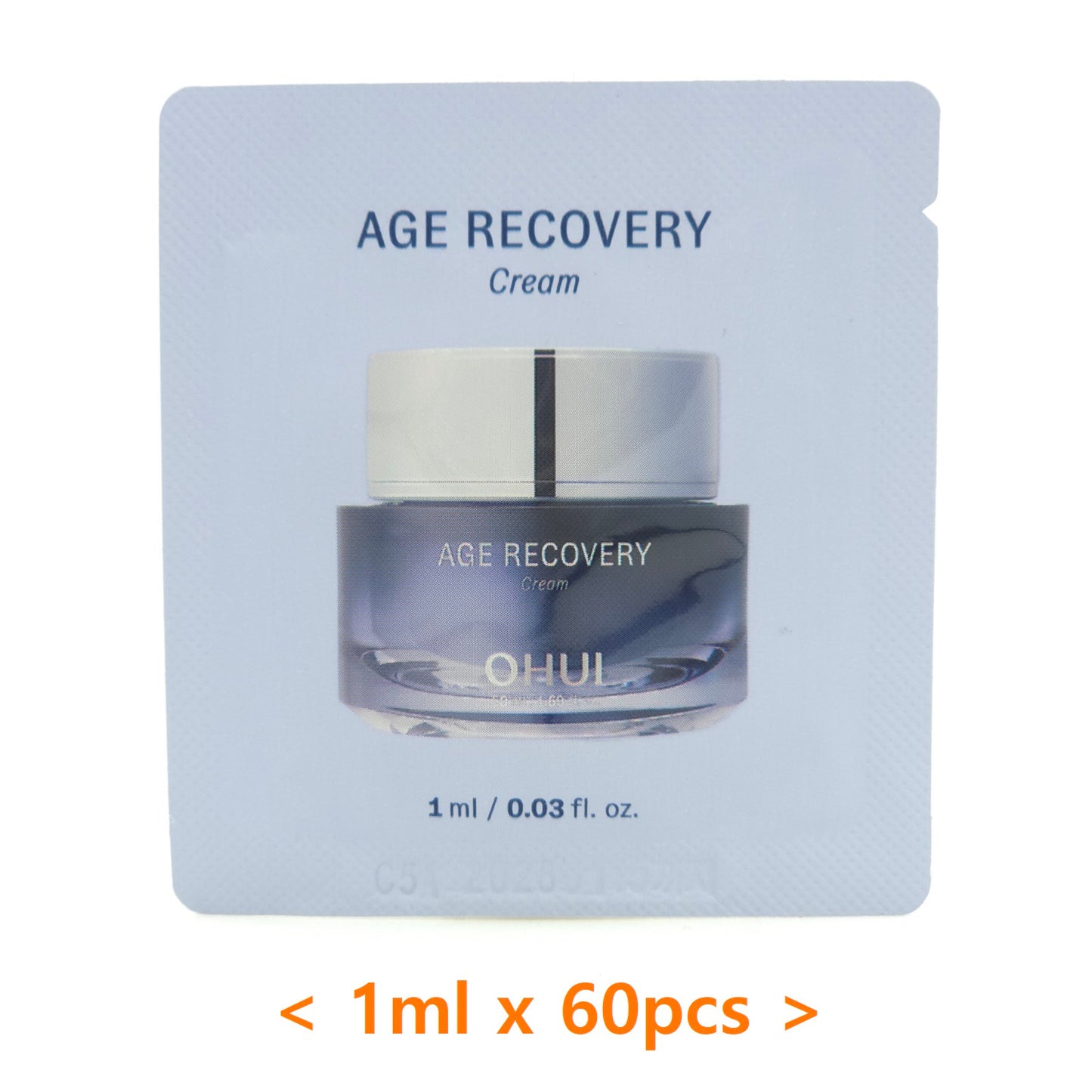Share O HUI Age Recovery Cream 1ml x 60pcs Anti Wrinkle Firming Elastic K-Beauty