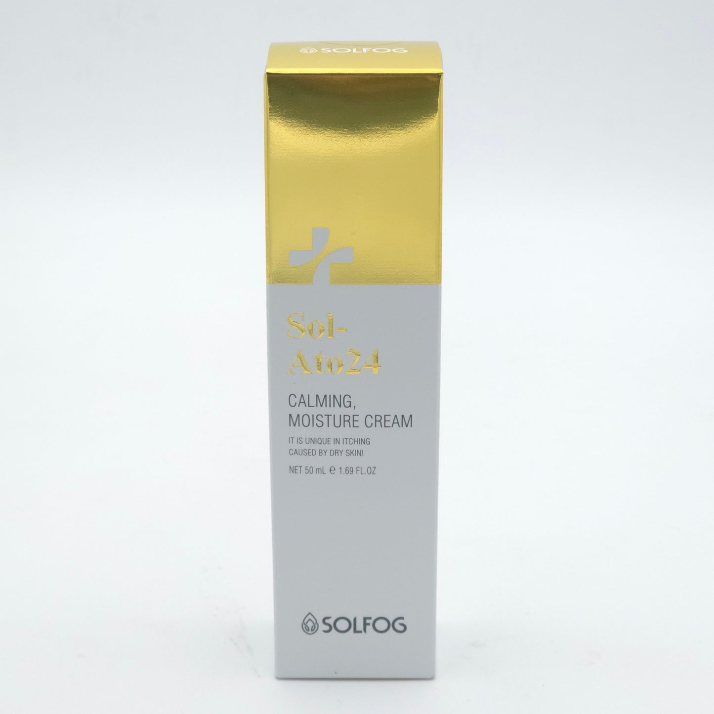 SOLFOG SoL-Ato24 Calming Moisture Cream 50ml Anti Itching Dry Skin K-Beauty