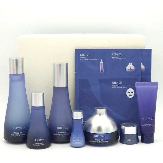 SU:M37 Water-Full 3pcs Special Set 8 Items Deep Hydration Soothing Care