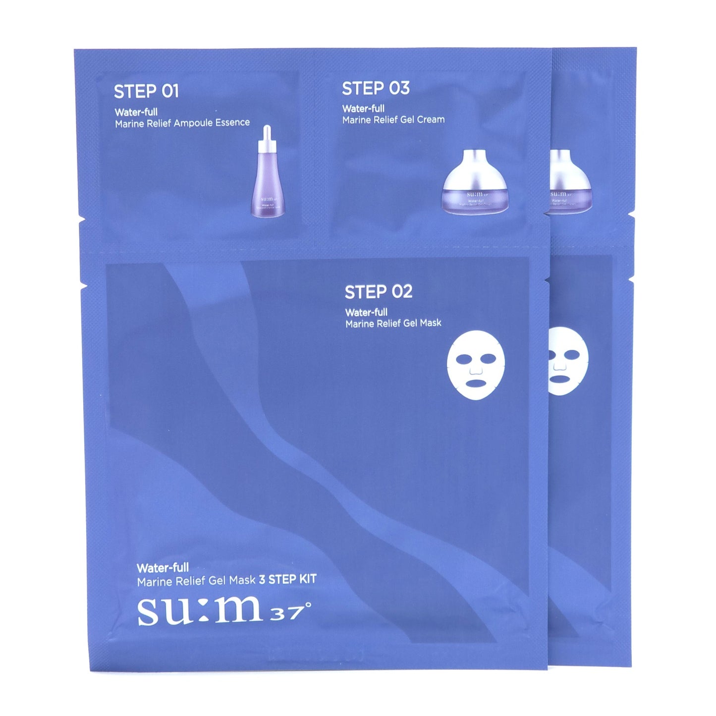 SU:M37 Water-Full 3pcs Special Set 8 Items Deep Hydration Soothing Care