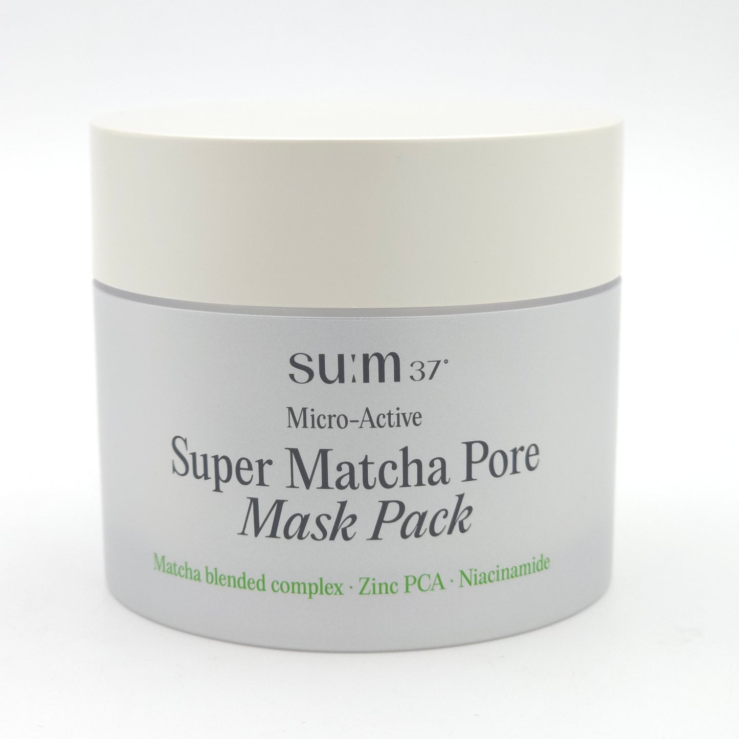 SU:M37 Micro-Active Super Matcha Pore Mask Pack 100ml Clay Wash Off Mask