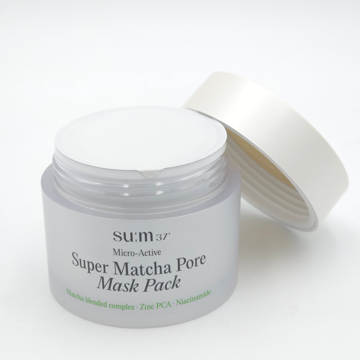 SU:M37 Micro-Active Super Matcha Pore Mask Pack 100ml Clay Wash Off Mask