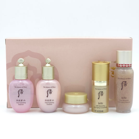 The history of Whoo Gongjinhyang Soo Vital Hydrating 5pcs Gift Set K-Beauty