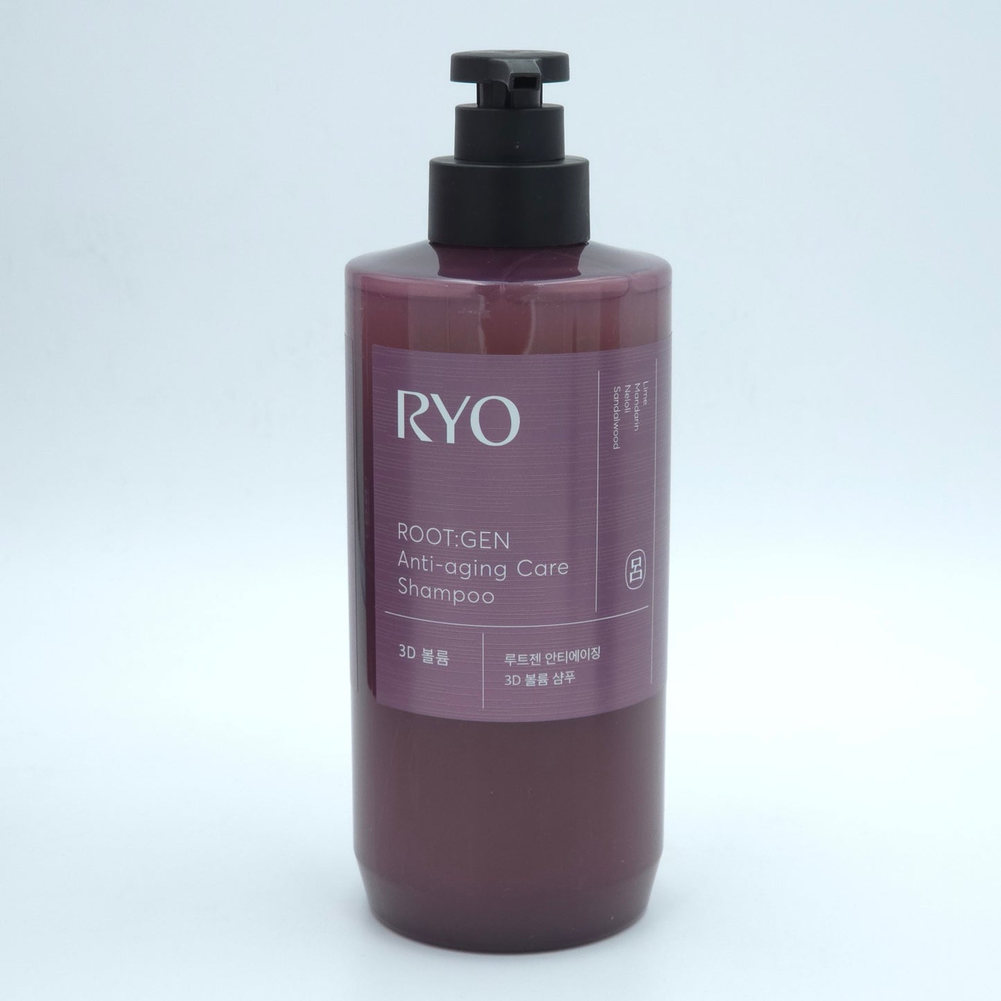 RYO Root:Gen Anti Aging Care Shampoo Treatment Set Hair Lose 3D Volume K-Beauty