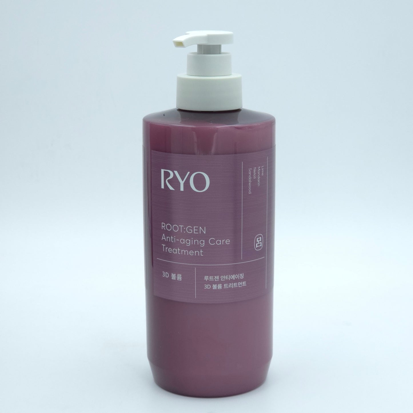 RYO Root:Gen Anti Aging Care Shampoo Treatment Set Hair Lose 3D Volume K-Beauty
