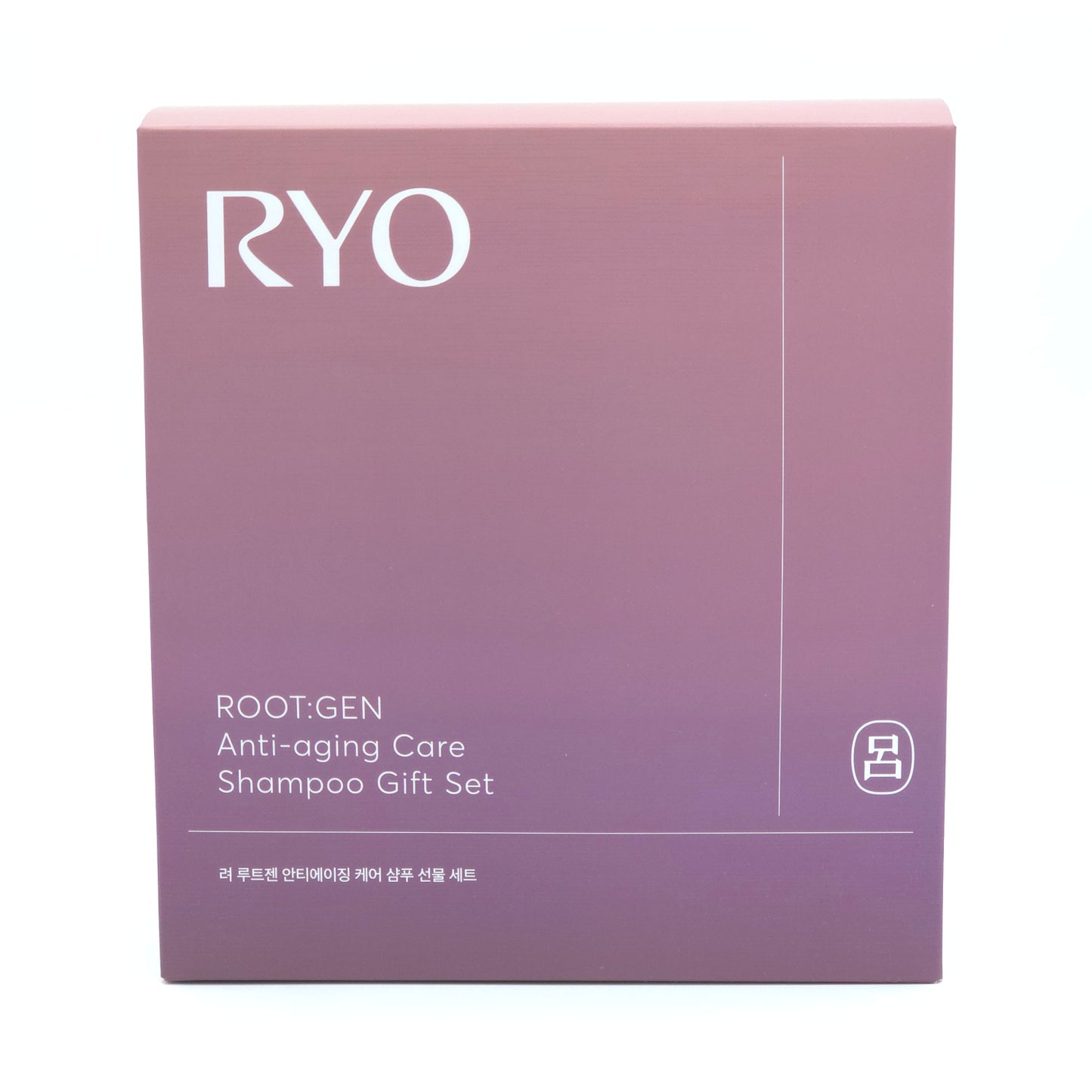 RYO Root:Gen Anti Aging Care Shampoo Treatment Set Hair Lose 3D Volume K-Beauty