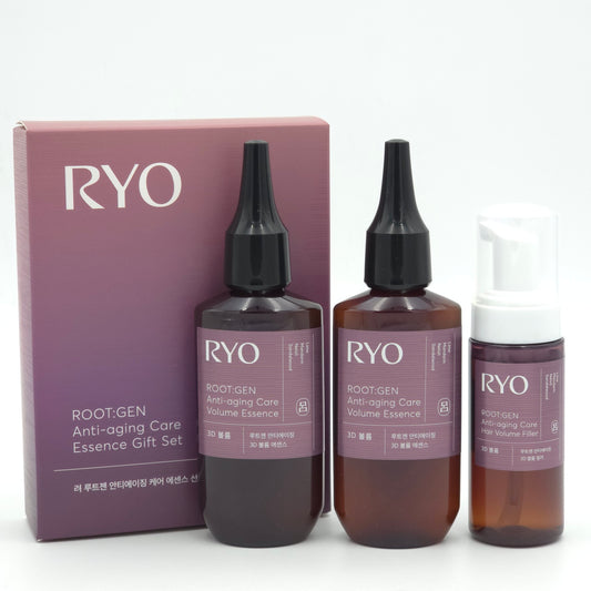 RYO Root:Gen Anti Aging Care Volume Essence Set Scalp Hair Treatment K-Beauty