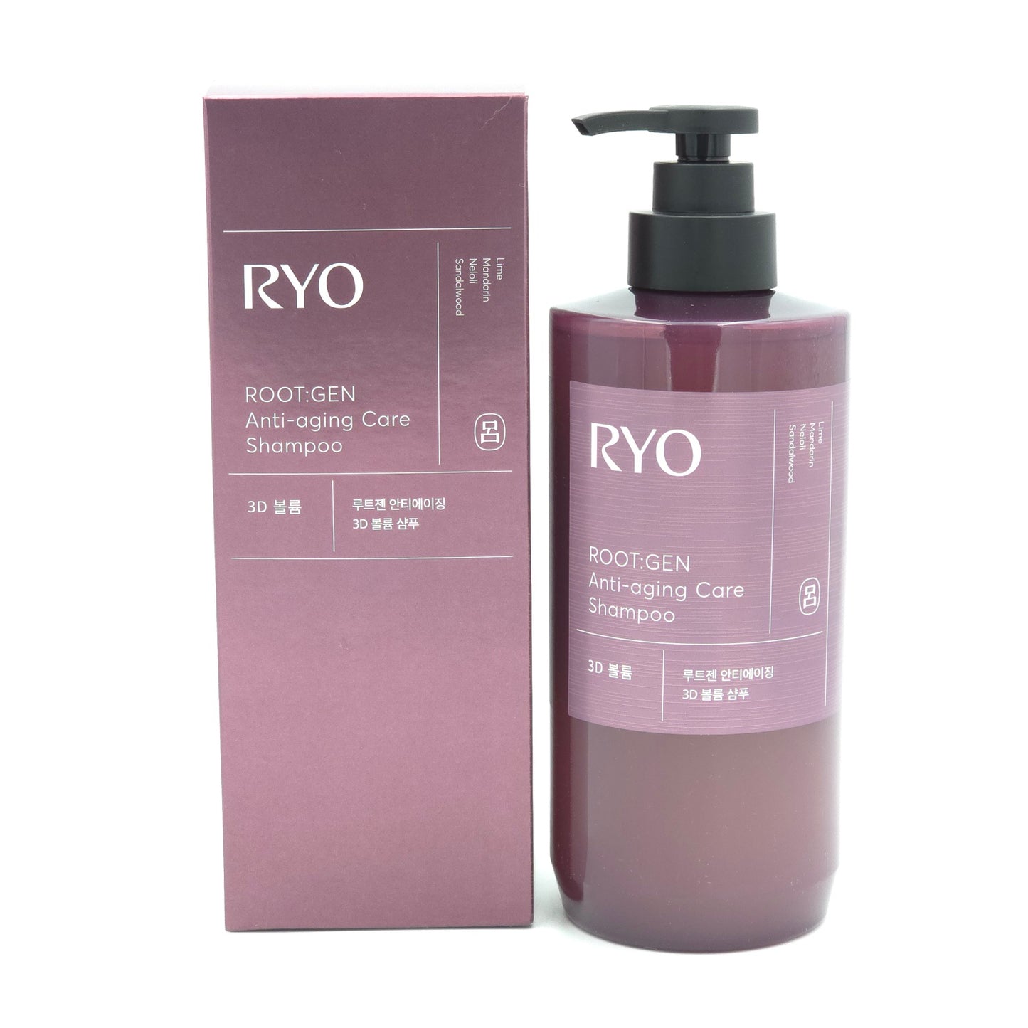 RYO Root:Gen Anti Aging Care Shampoo 550ml Hair Loss 3D Volume