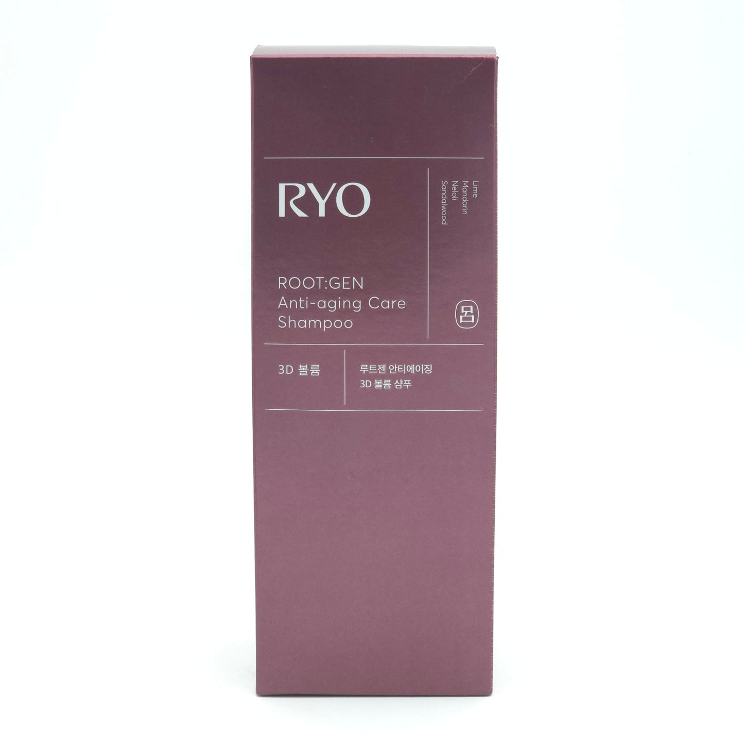 RYO Root:Gen Anti Aging Care Shampoo 550ml Hair Loss 3D Volume