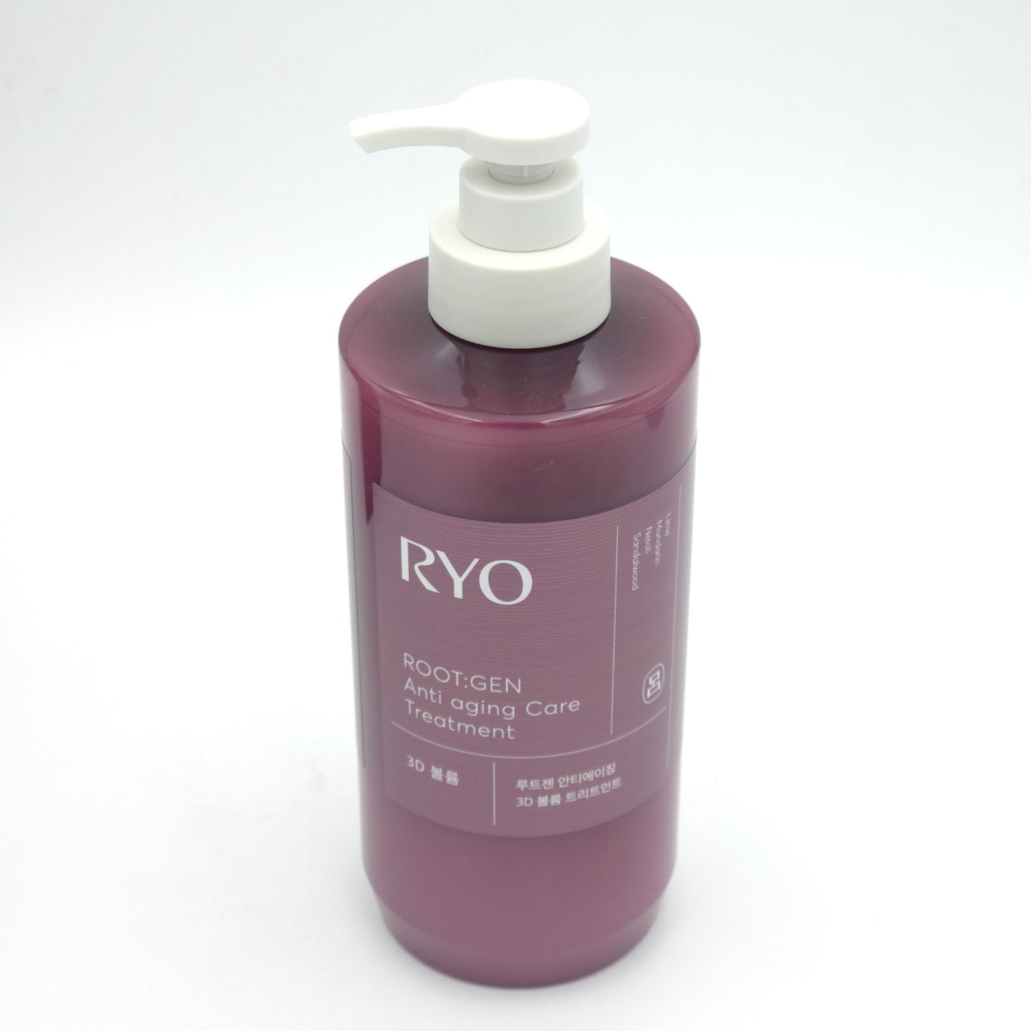 RYO Root:Gen Anti Aging Care Treatment 550ml Hair Lose 3D Volume