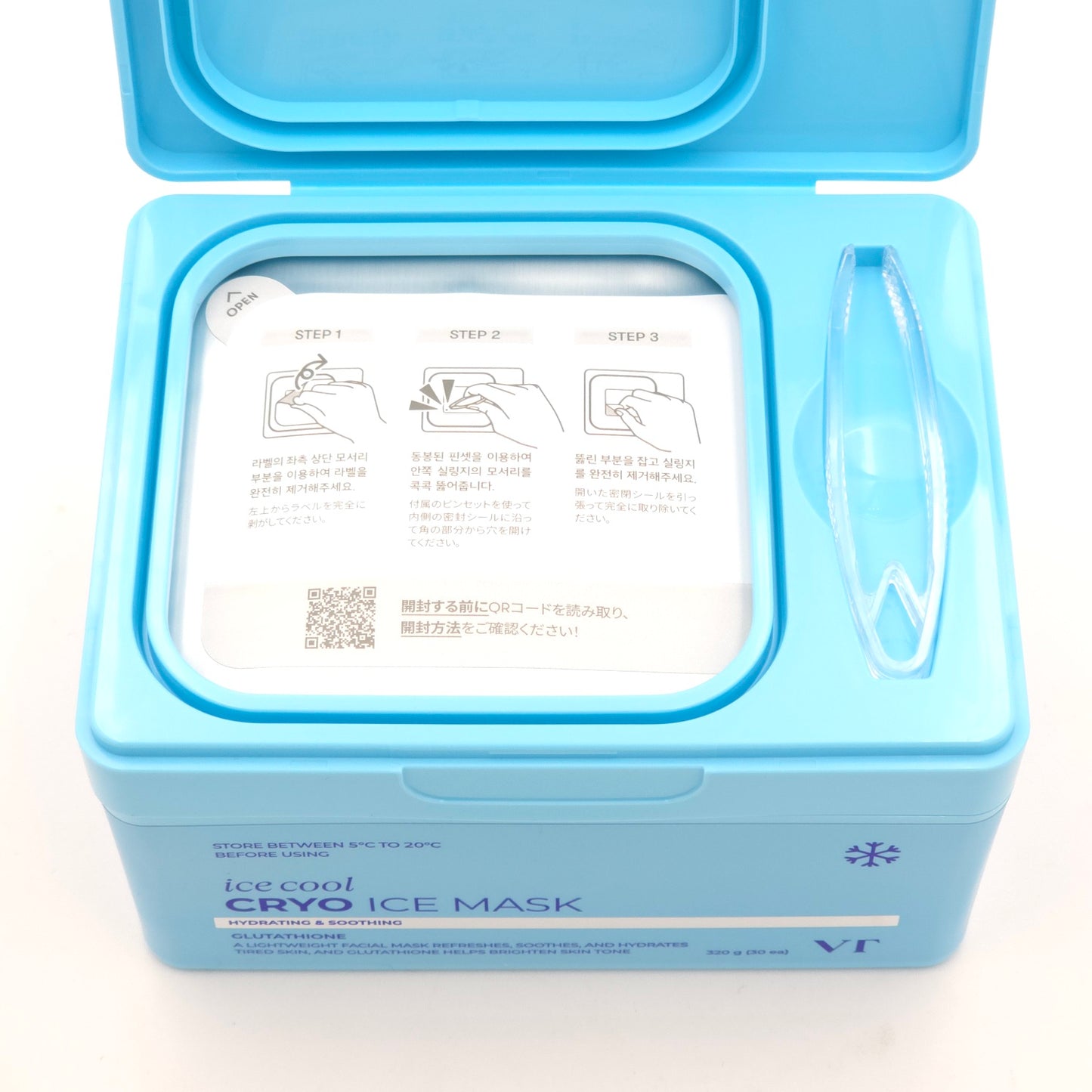 VT Cosmetics Cryo Ice Mask Hydrating & Soothing Sheet Mask 30 Sheets